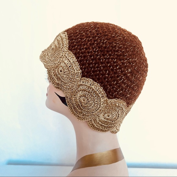 Roman Keflay Hand Crochet 20’s Style Hat - Picture 5 of 16
